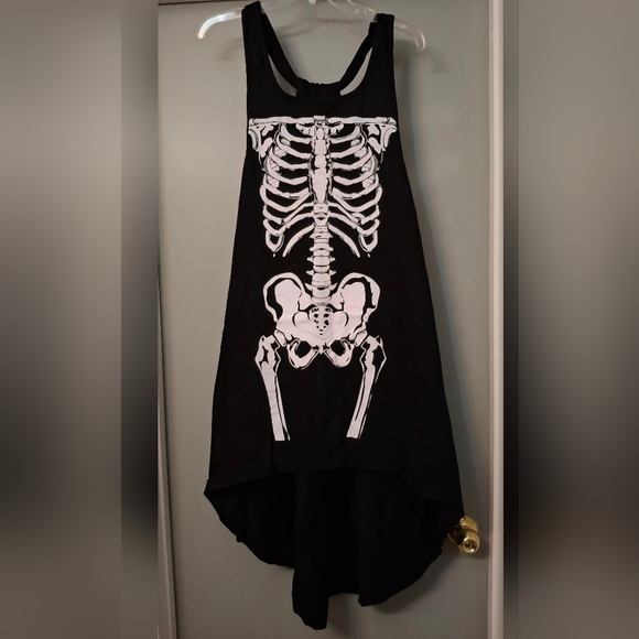 Heartless Dresses & Skirts - Heartless Skeleton Print Hi Low Dress